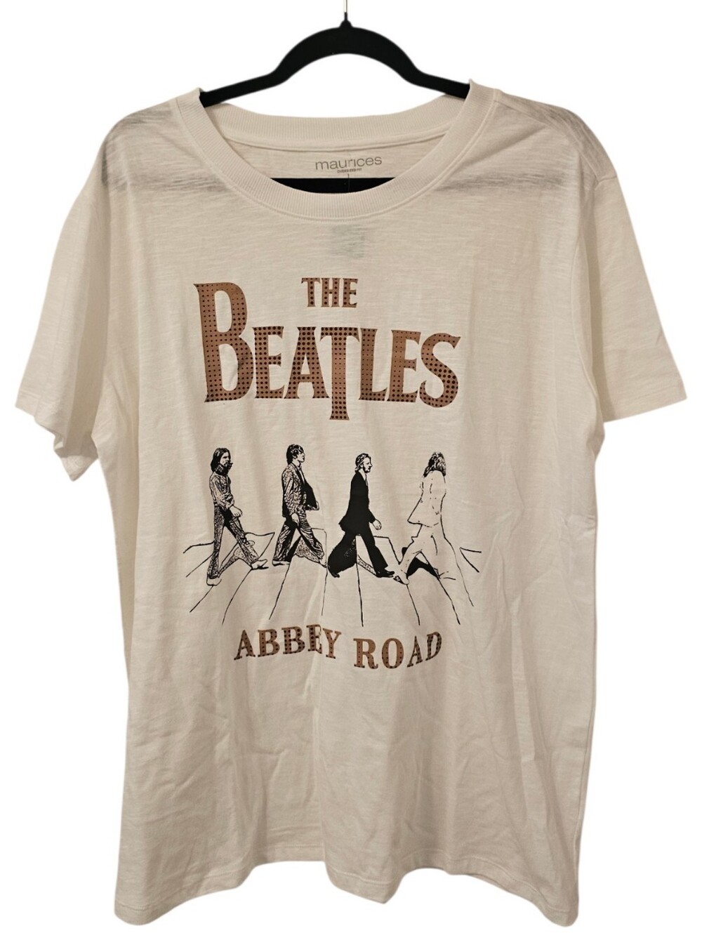 Multi-Coloured Maurices Women's The Beatles Abbey Road Oversized Graphic T-Shirt